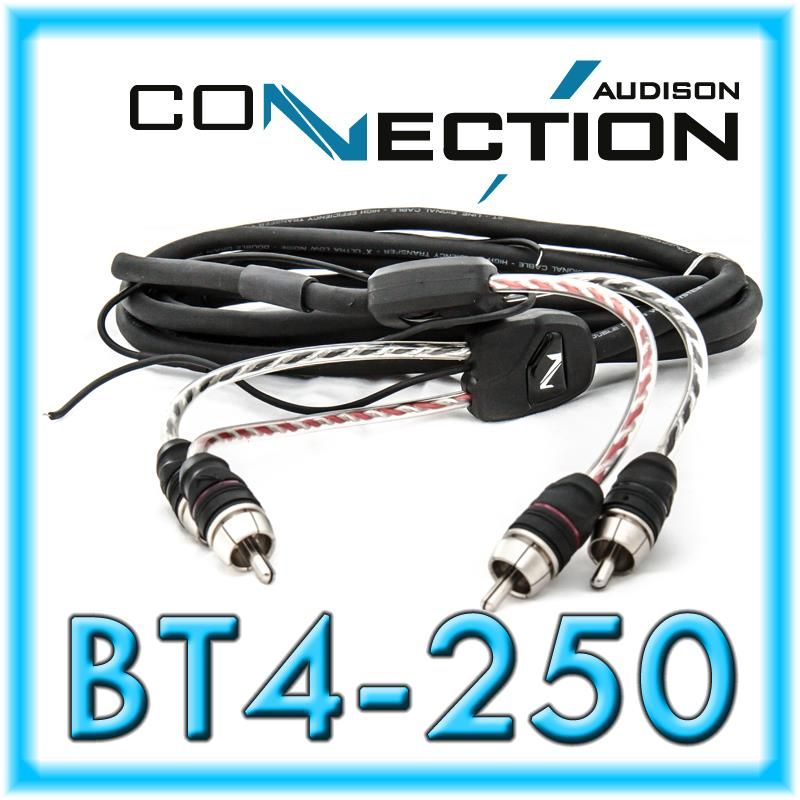 Audison Connection Best BT4-250 4-Kanal-Cinchkabel 2,5 m