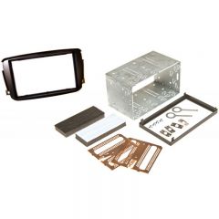 Doppel-DIN Radioeinbauset Smart ForTwo 451 Facelift ab 10/2010 schwarz...